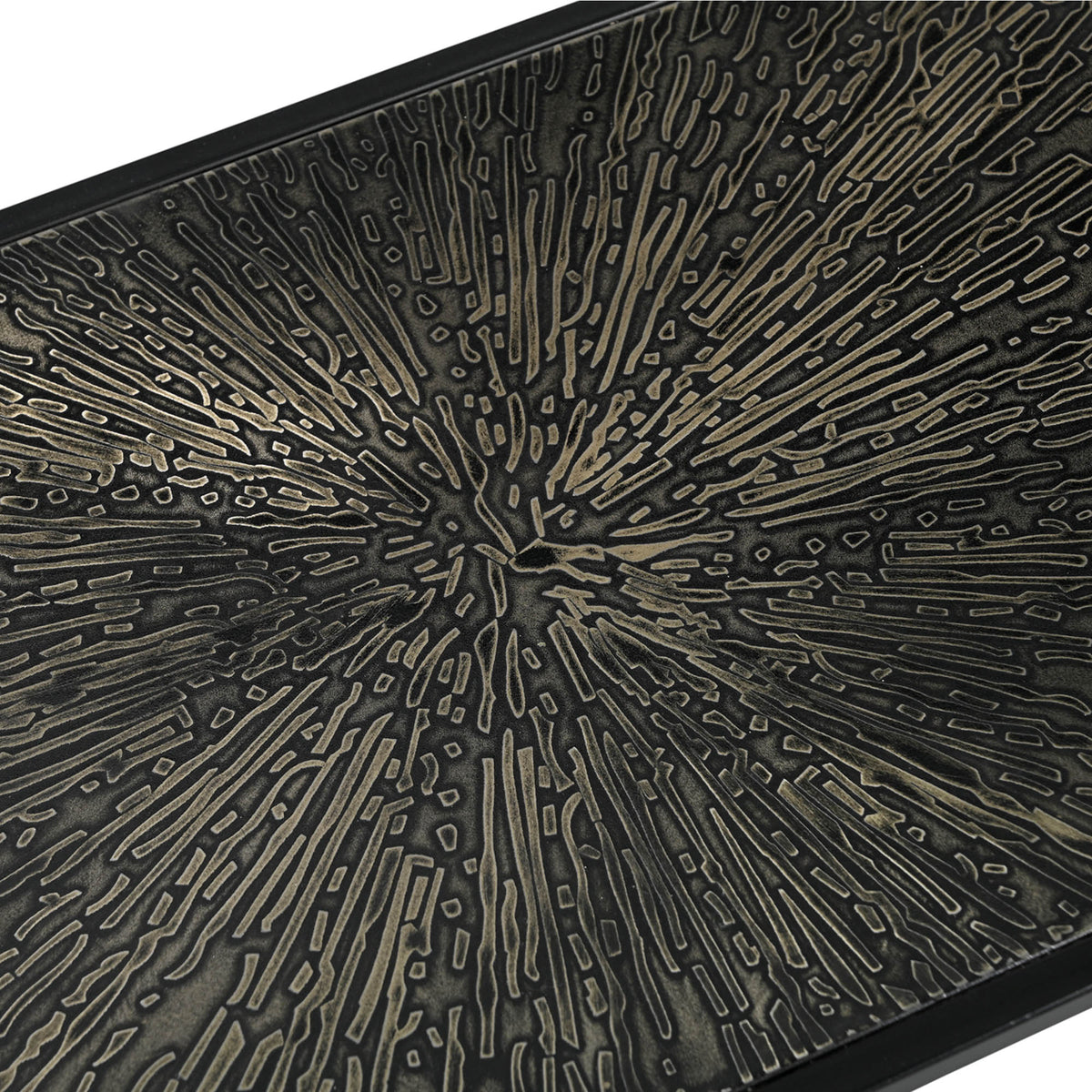 Verona Console Table in Black, detail view, view 2