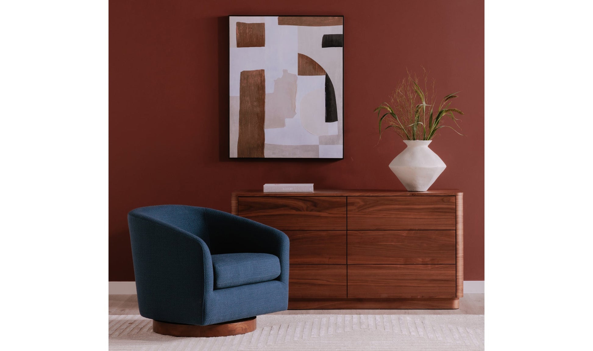 Alfred Round Off Bedroom Set - Altera