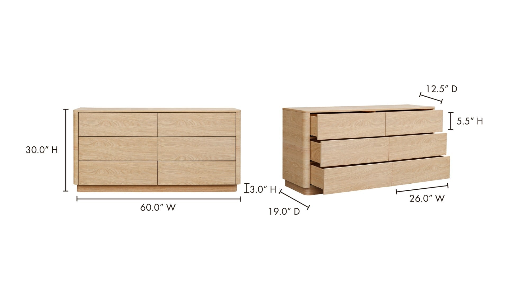 Alfred Round Off Bedroom Set - Altera