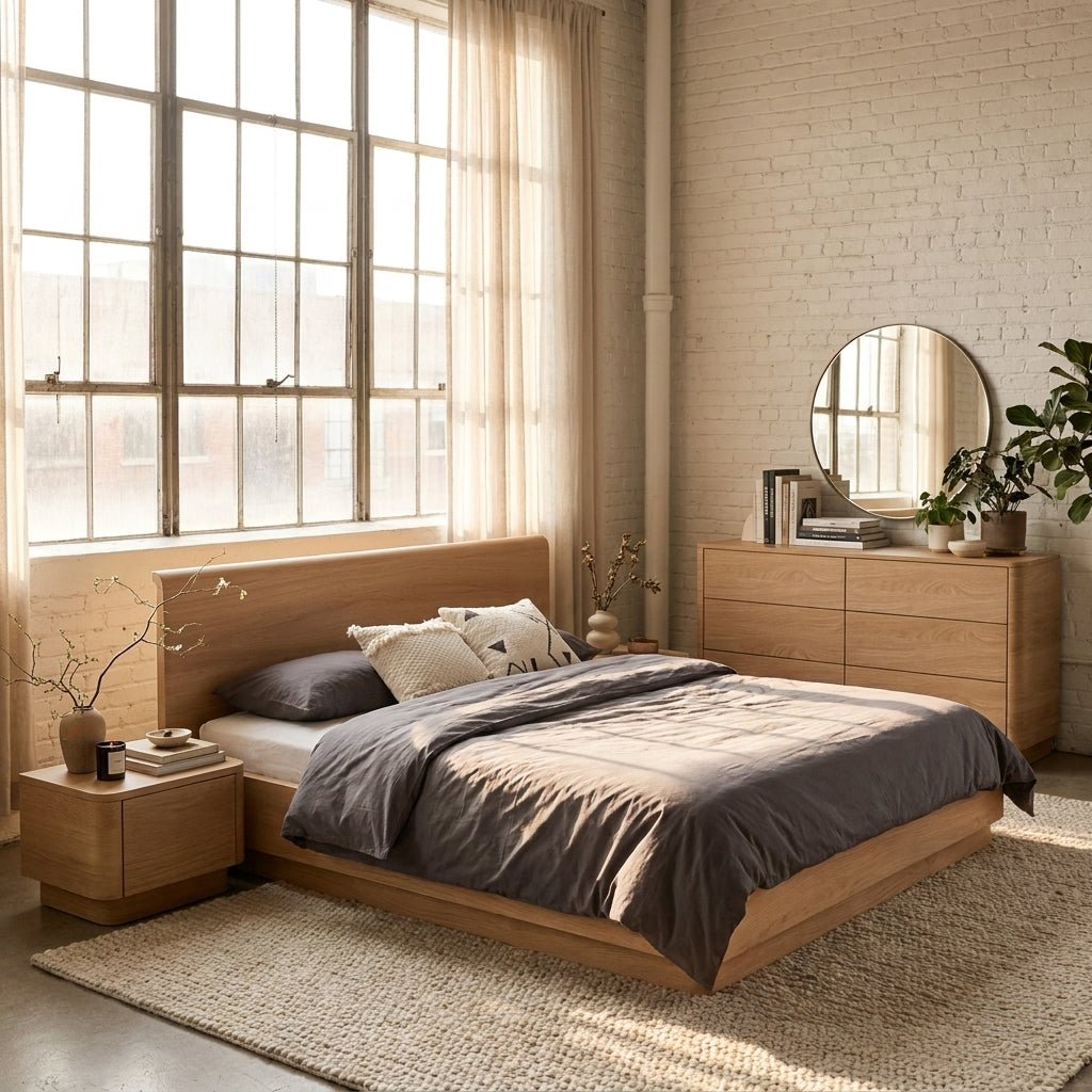 Alfred Round Off Bedroom Set - Altera