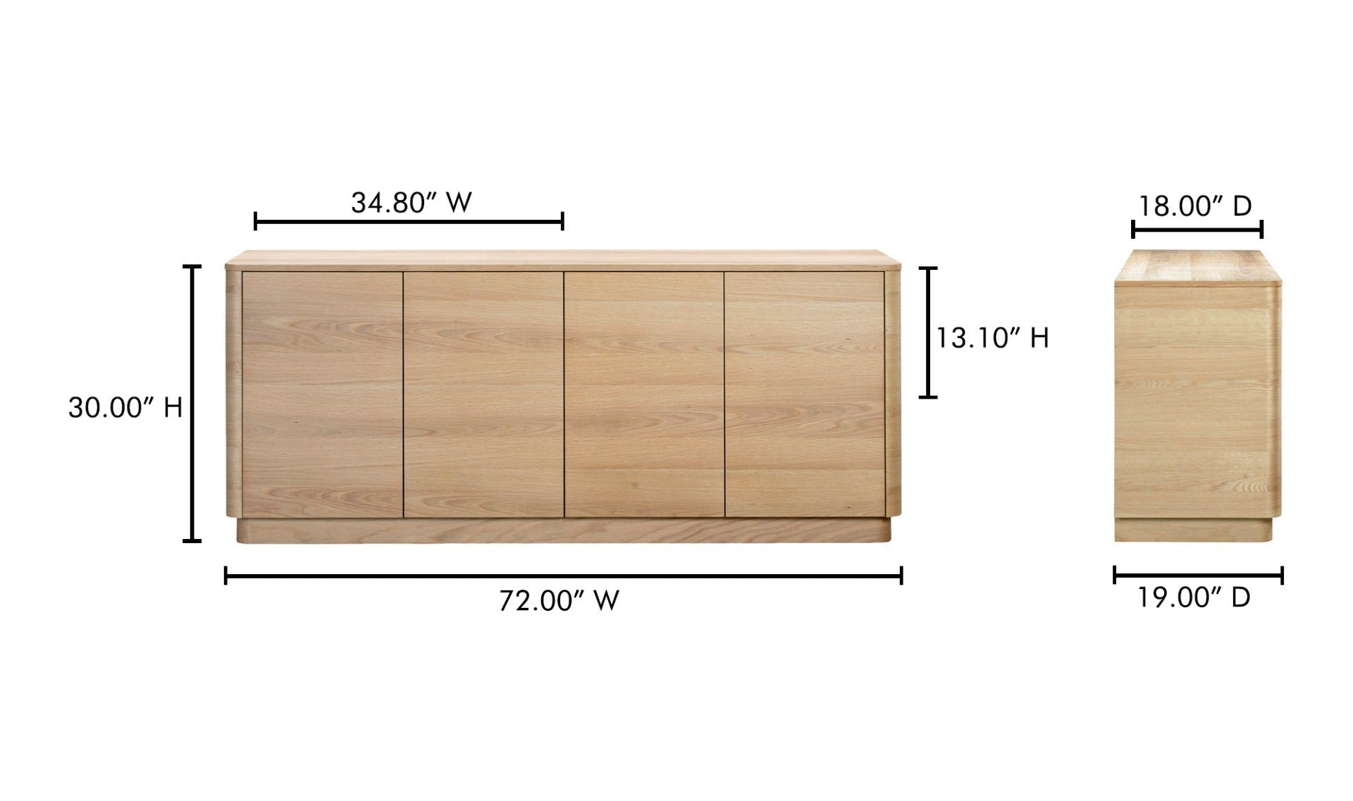 Alfred Round Off Sideboard - Altera