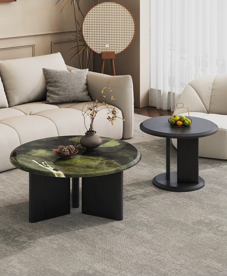 Ancona Marble Coffee Table & Side Table - Altera
