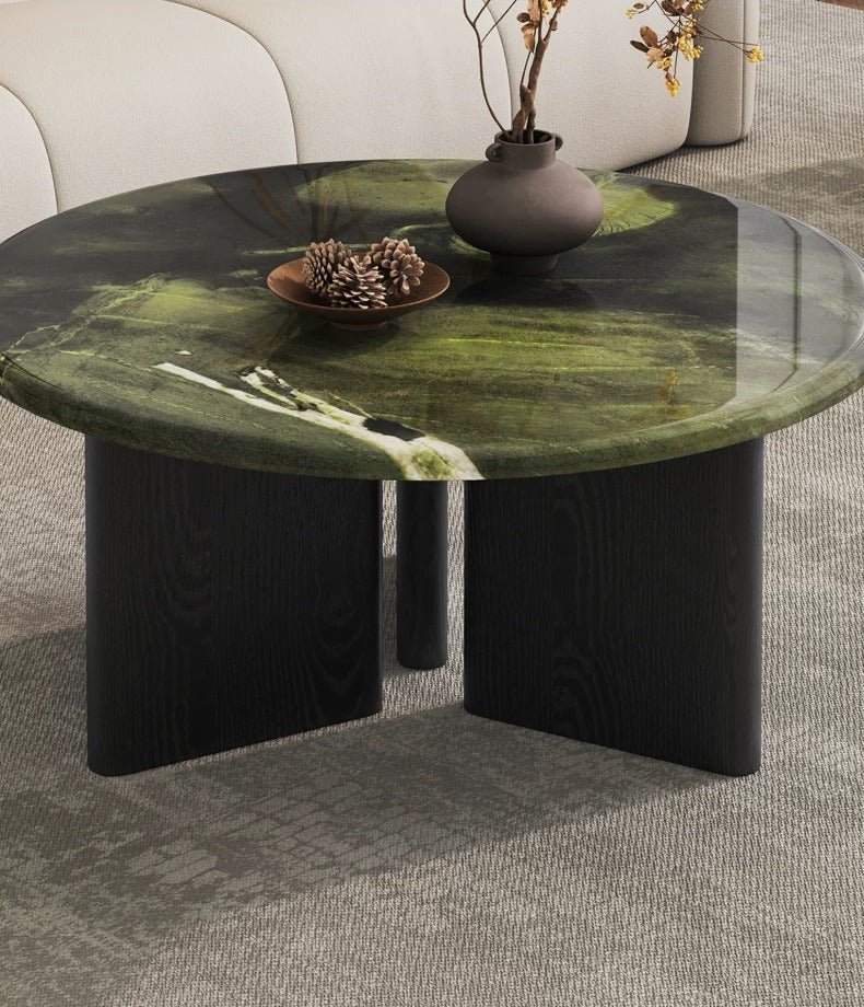 Ancona Marble Coffee Table & Side Table - Altera