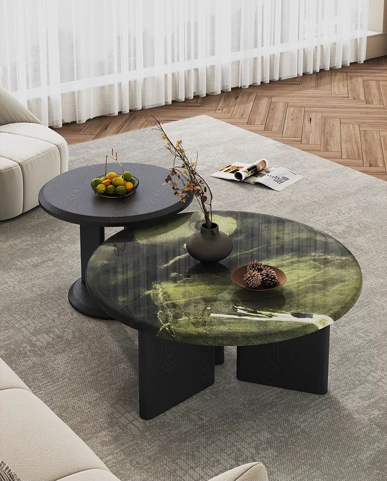 Ancona Marble Coffee Table & Side Table - Altera