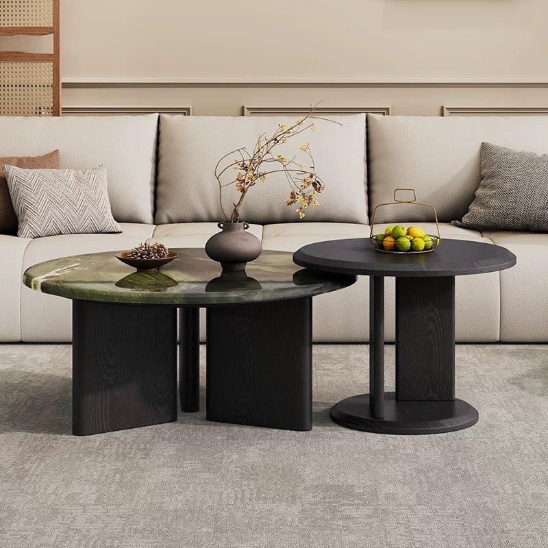 Ancona Marble Coffee Table & Side Table - Altera