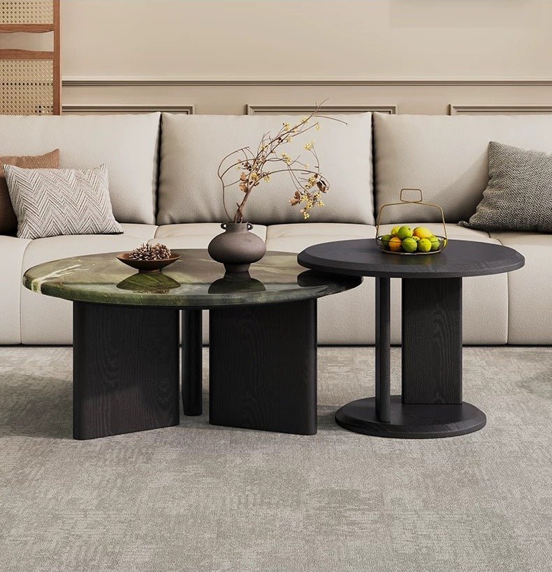Ancona Marble Coffee Table & Side Table - Altera