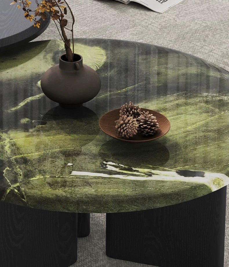 Ancona Marble Coffee Table & Side Table - Altera