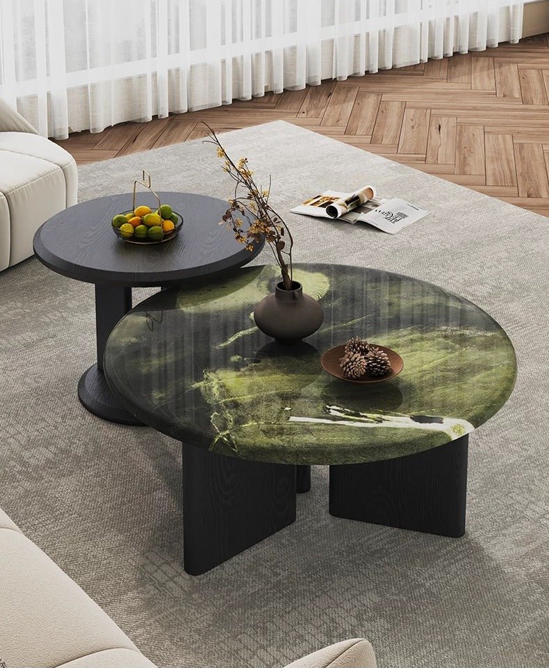 Ancona Marble Coffee Table & Side Table - Altera