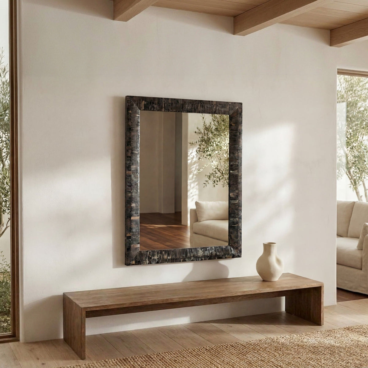 Andros Horn Inlay Mirror - Altera