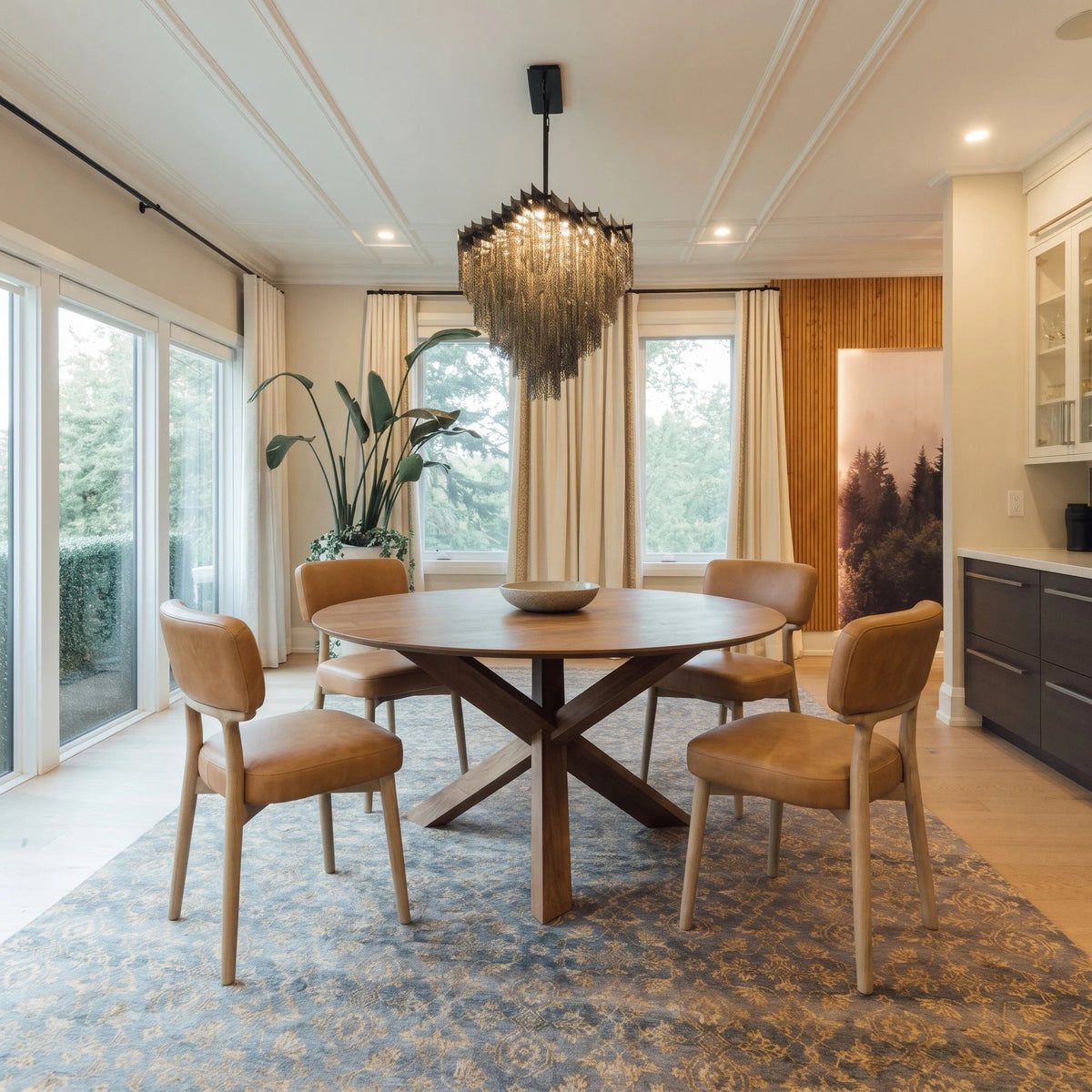 Annecy Round 3-Legged Dining Table - Altera