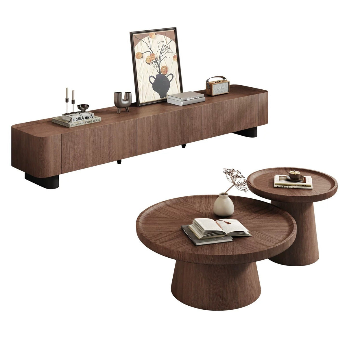 Arezzo TV Stand & Coffee Table - Altera