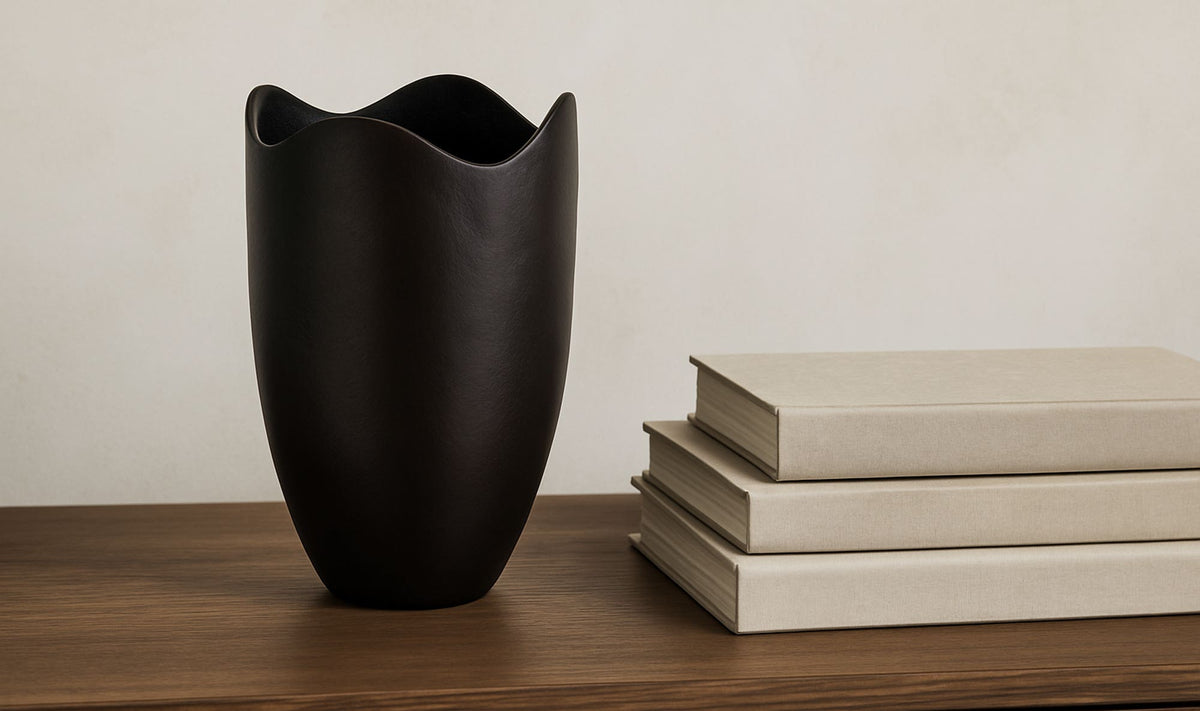 Arklow Cast Aluminum Vase - Altera