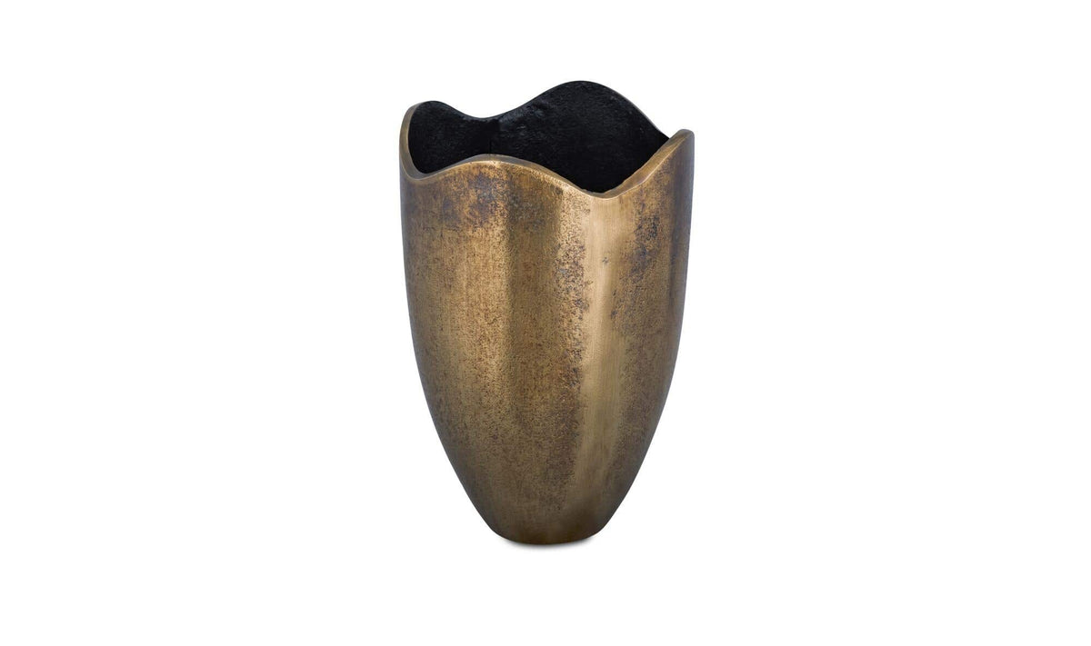 Arklow Cast Aluminum Vase - Altera