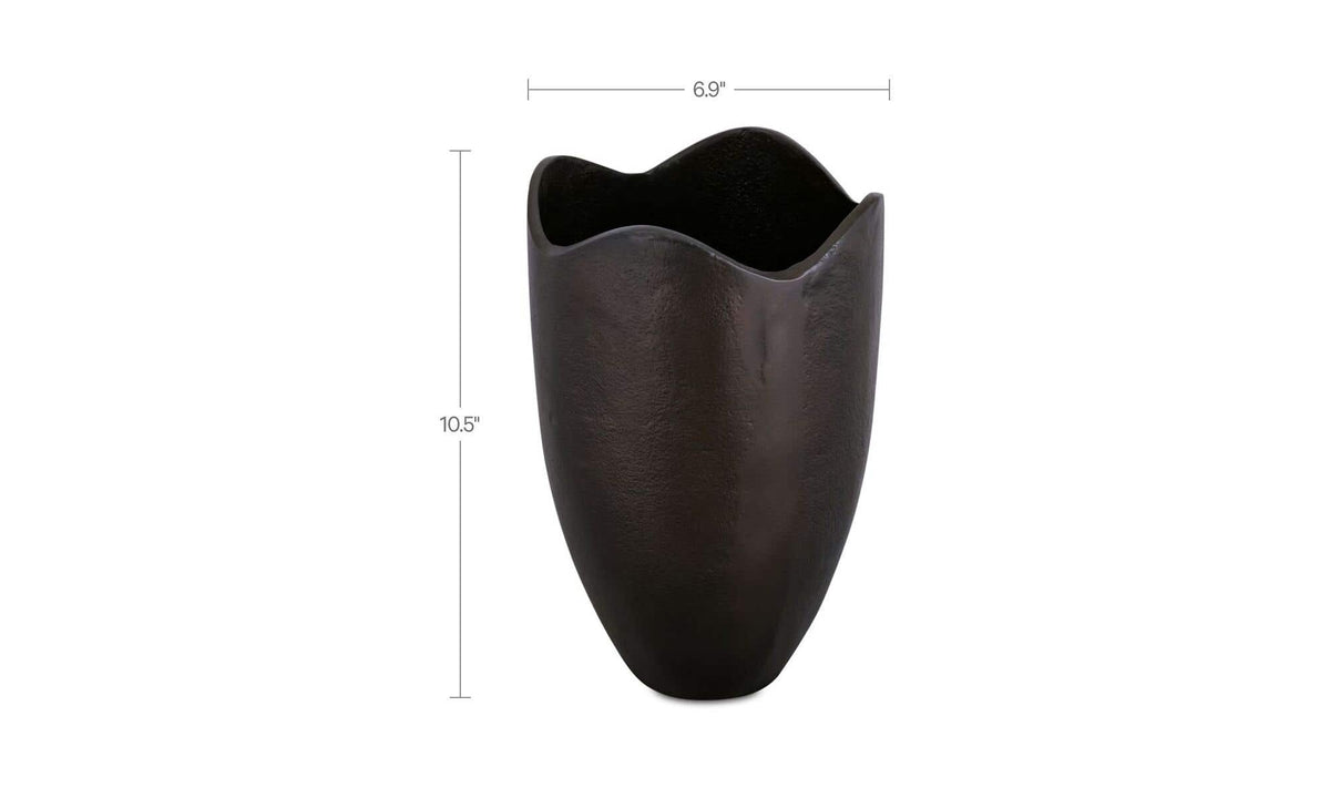 Arklow Cast Aluminum Vase - Altera