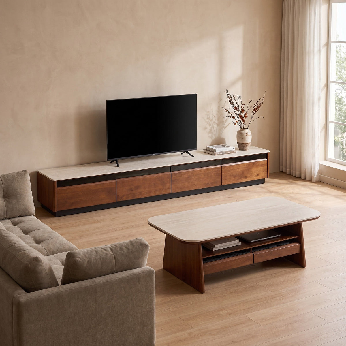 Ascoli TV Stand & Coffee Table - Altera