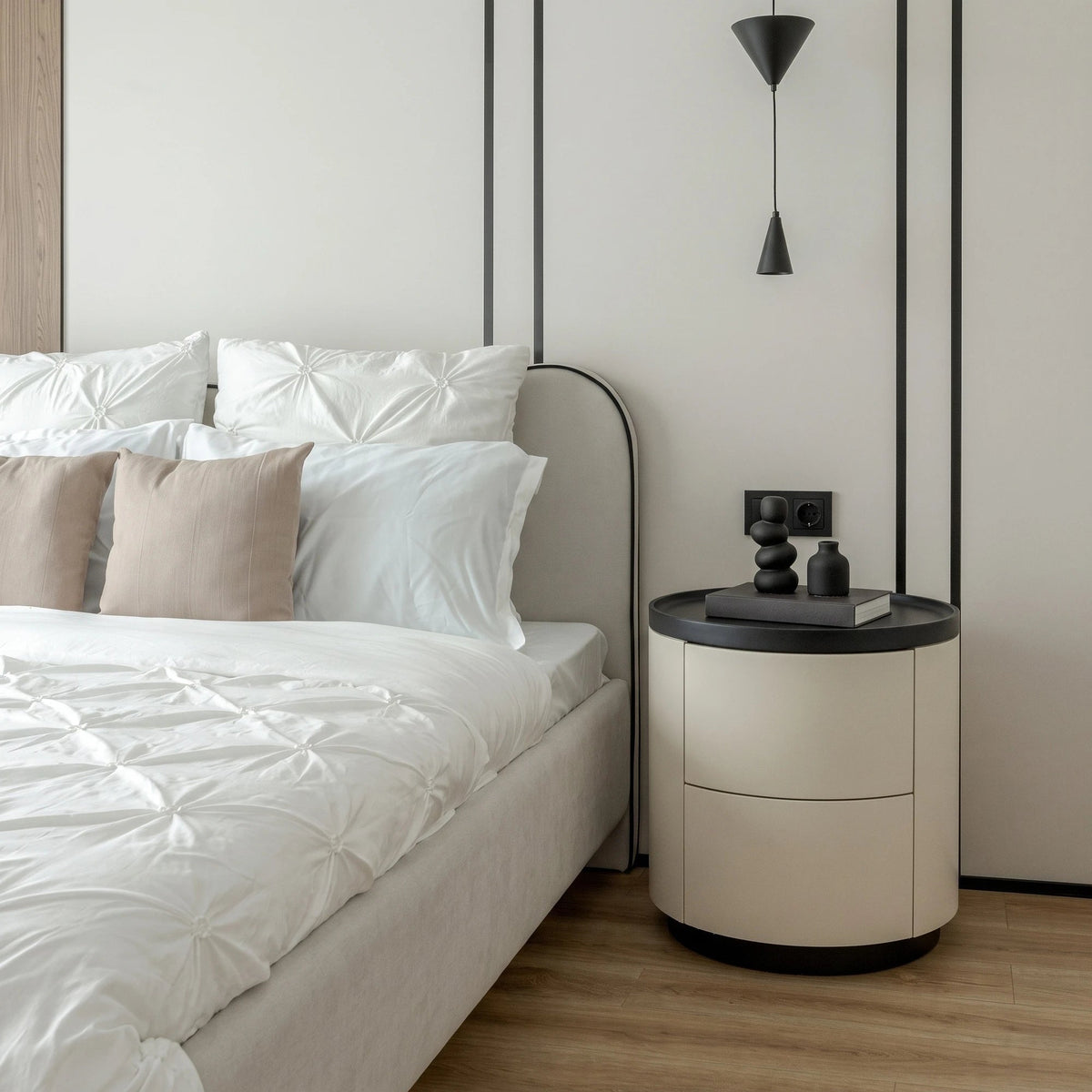 Assisi Round Nightstand - Altera