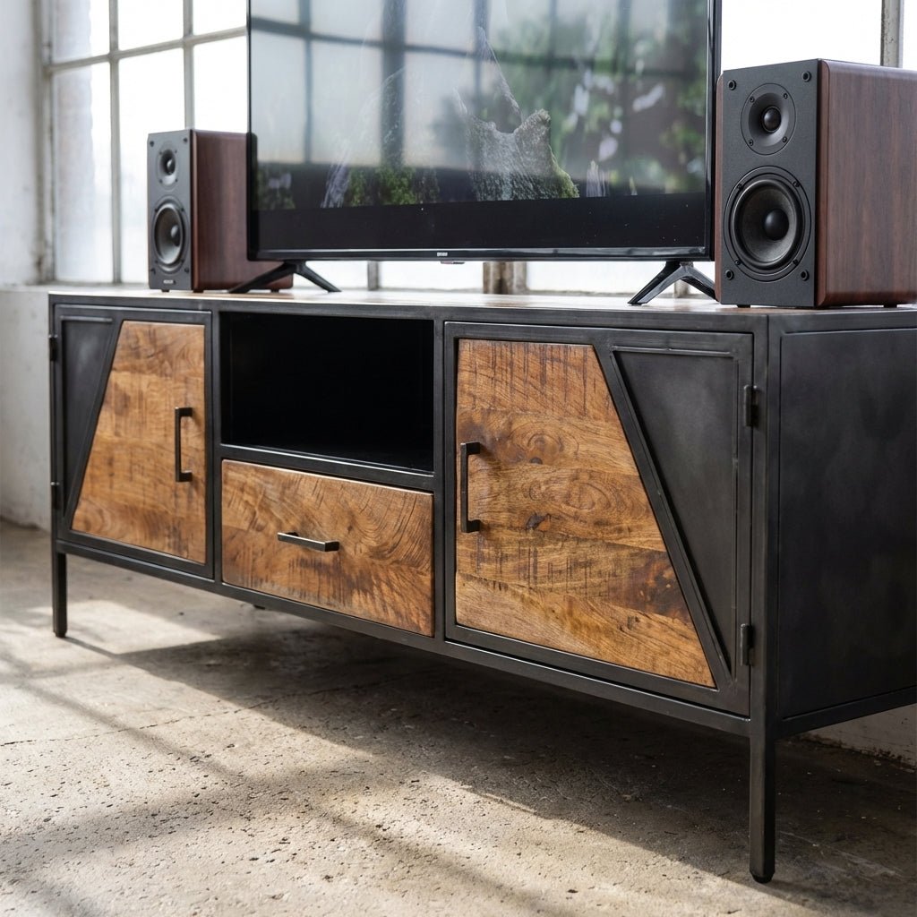 Azera Mango Wood TV Stand - Altera