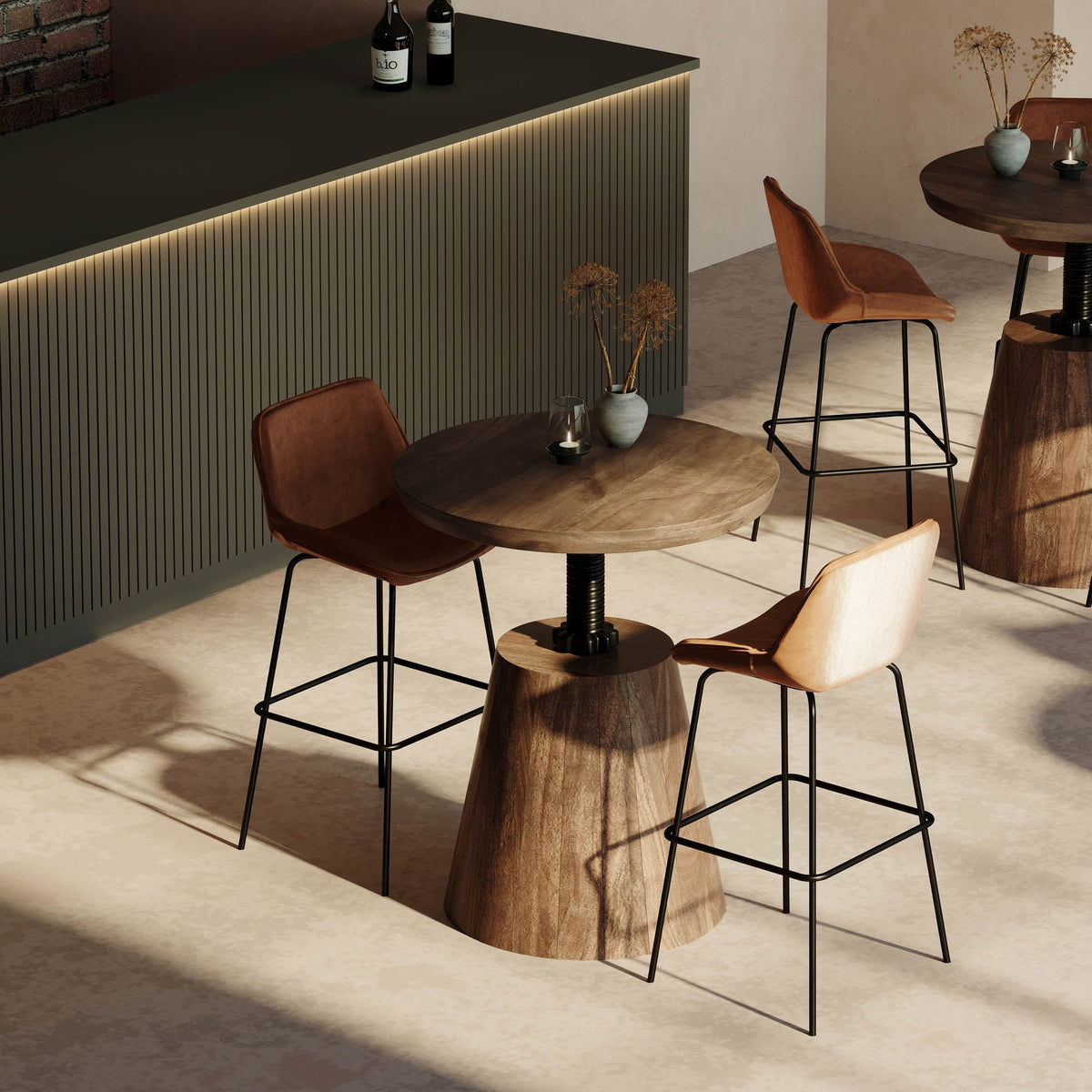 Bamburgh Crank Bistro Table - Altera
