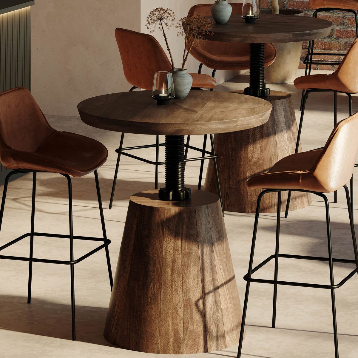 Bamburgh Crank Bistro Table - Altera