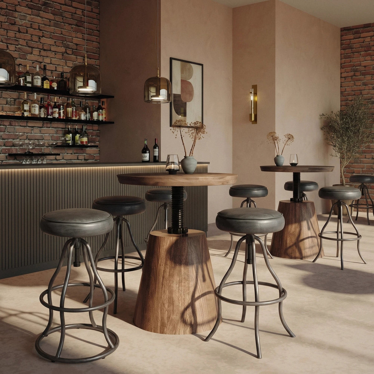 Bamburgh Crank Bistro Table - Altera