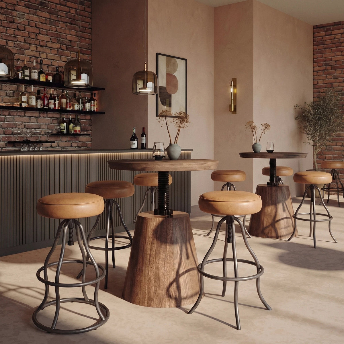 Bamburgh Crank Bistro Table - Altera