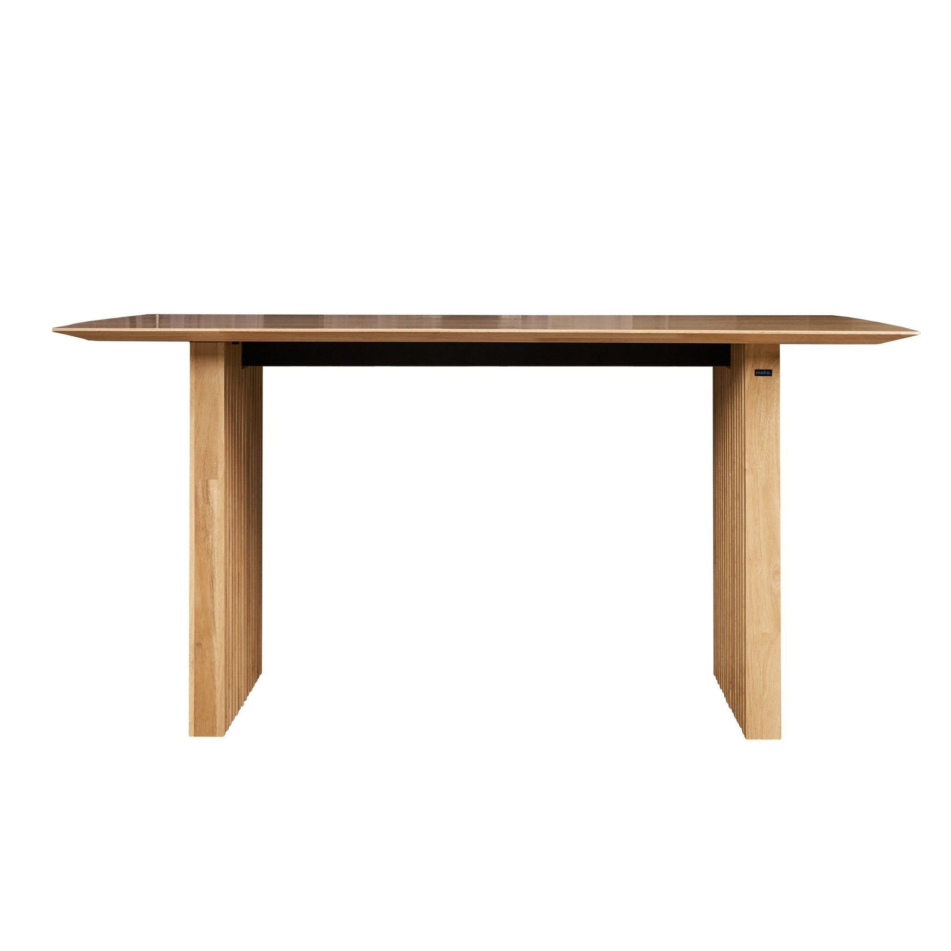 PLANK 6-Seater Natural Oak Wood Dining Table - Modern Minimalist Design