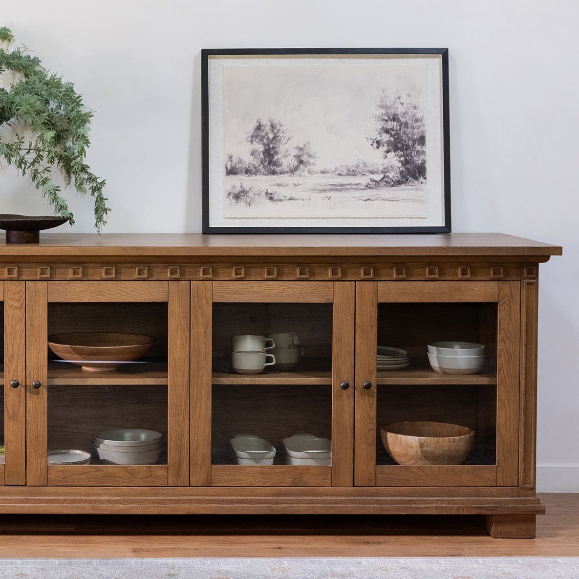 Bandol Framed Linen Print - Altera