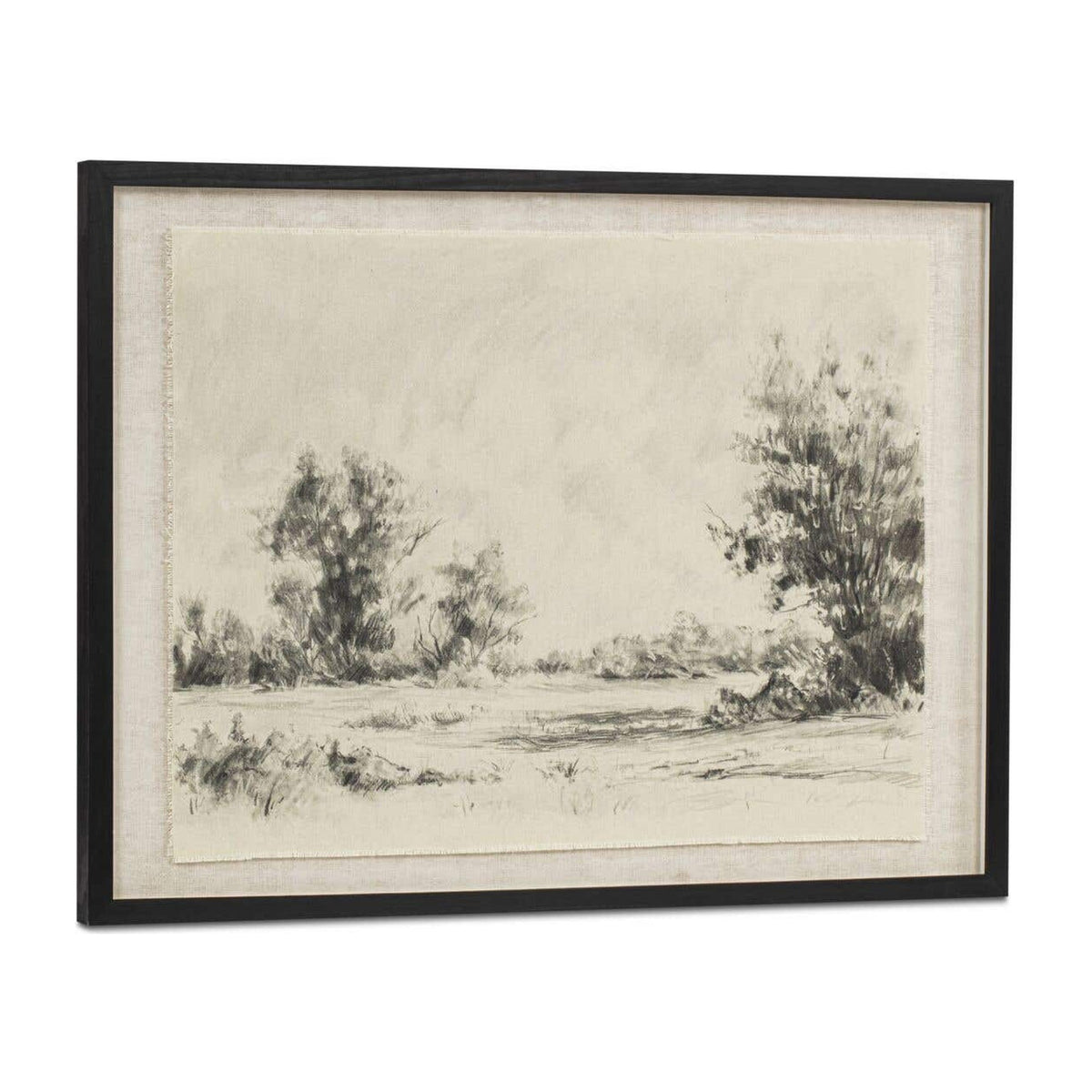 Bandol Framed Linen Print - Altera