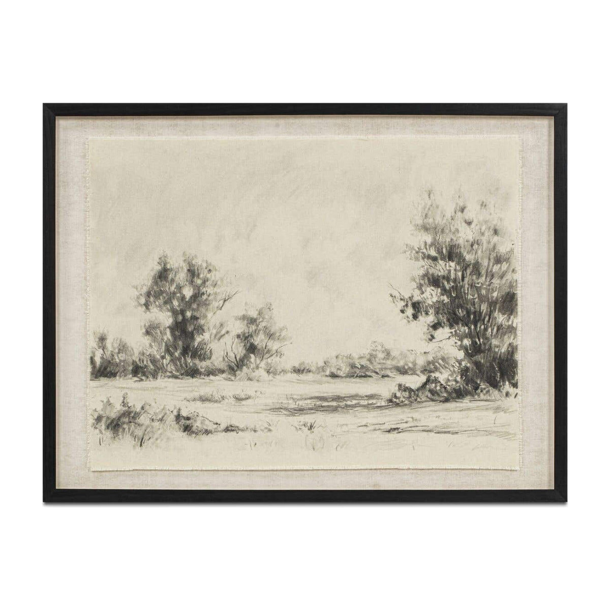 Bandol Framed Linen Print - Altera