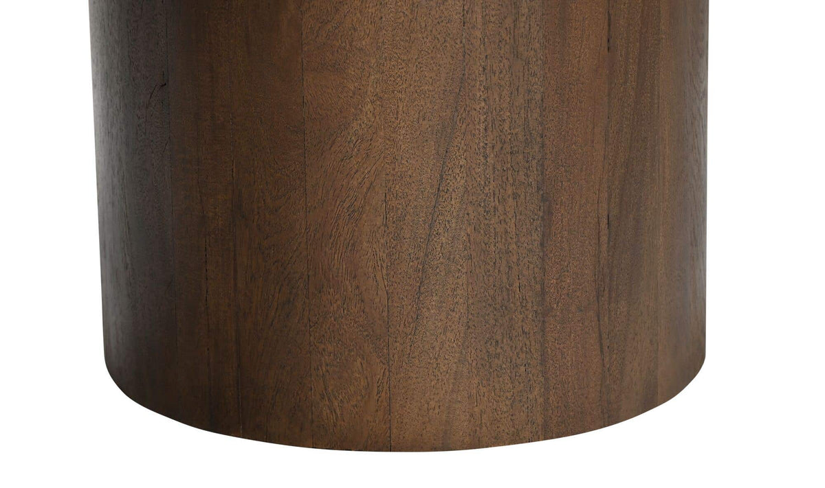 Hallstatt Coffee Table in Warm Brown — reclaimed neem wood detail