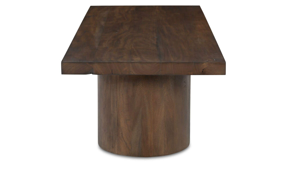 Hallstatt Coffee Table in Warm Brown — side profile
