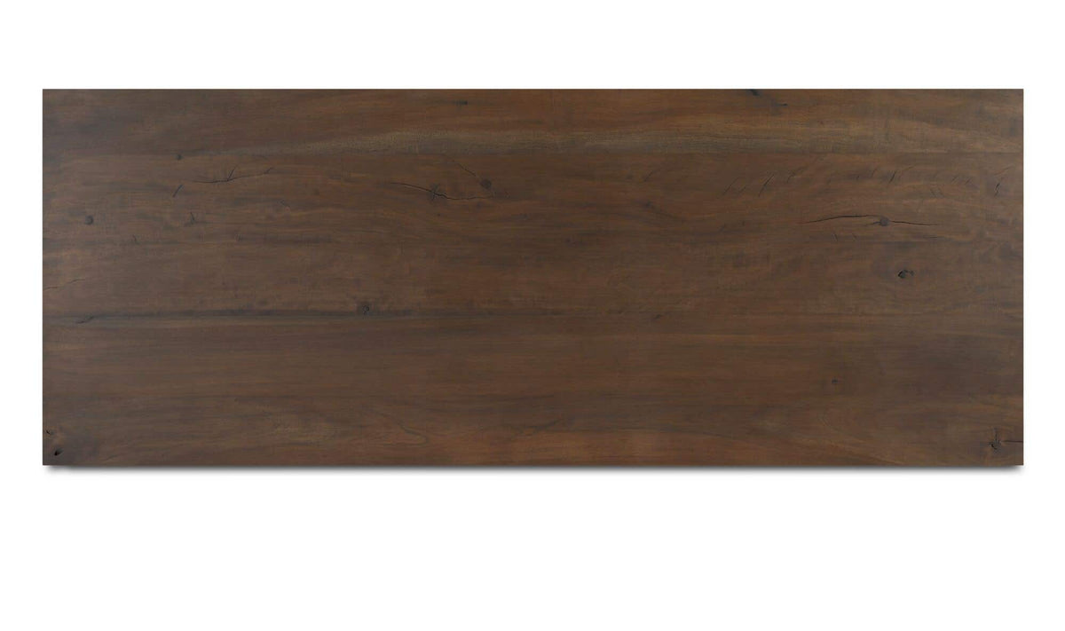 Hallstatt Coffee Table in Warm Brown — top view