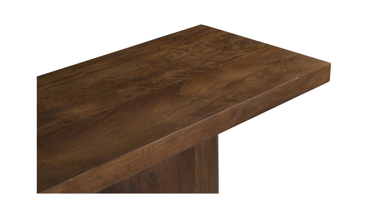 Hallstatt Console Table in Warm Brown, reclaimed neem wood detail, view 3