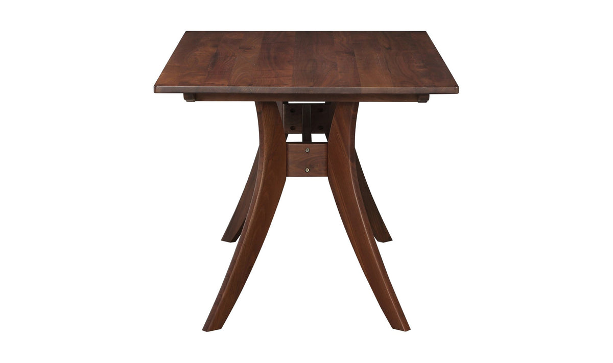 Fontaine Dining Table in Brown, solid american walnut detail, view 2