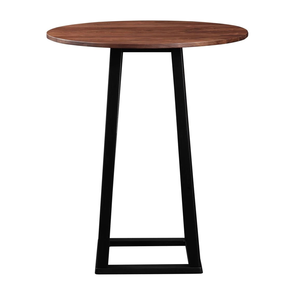 Thame Bar Table in Brown, solid walnut, 36" × 36"