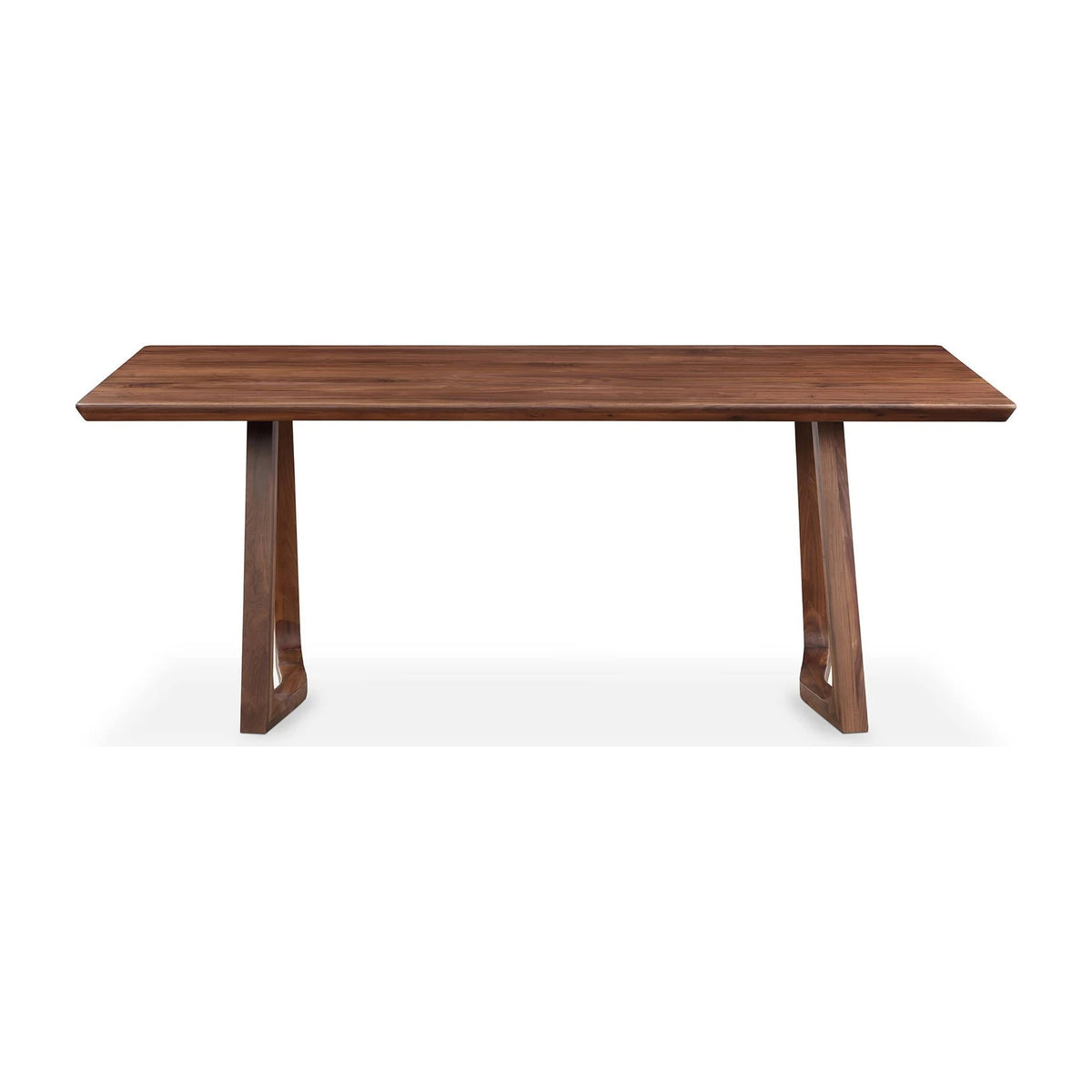 Stow Dining Table in Walnut Brown, solid walnut, 76" × 36"