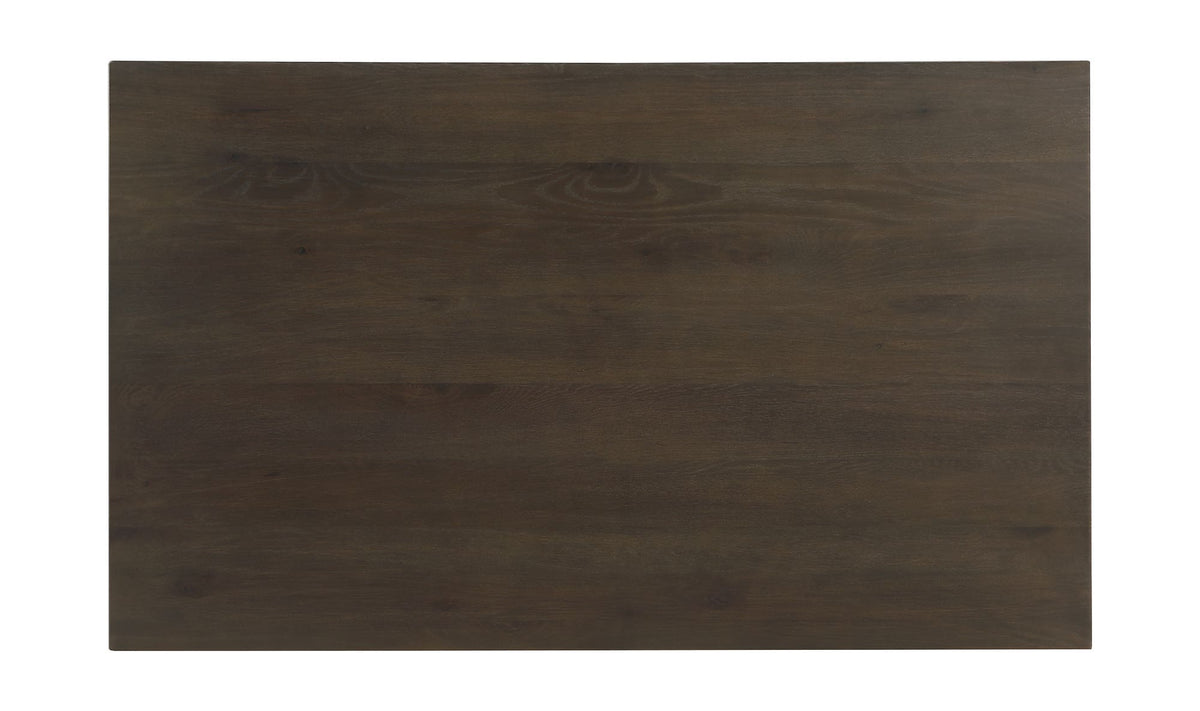 Fowey Coffee Table in Dark Brown — solid oak detail