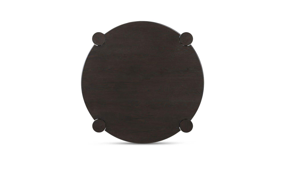 Jesolo Coffee Table in Brushed Dark Brown, top view