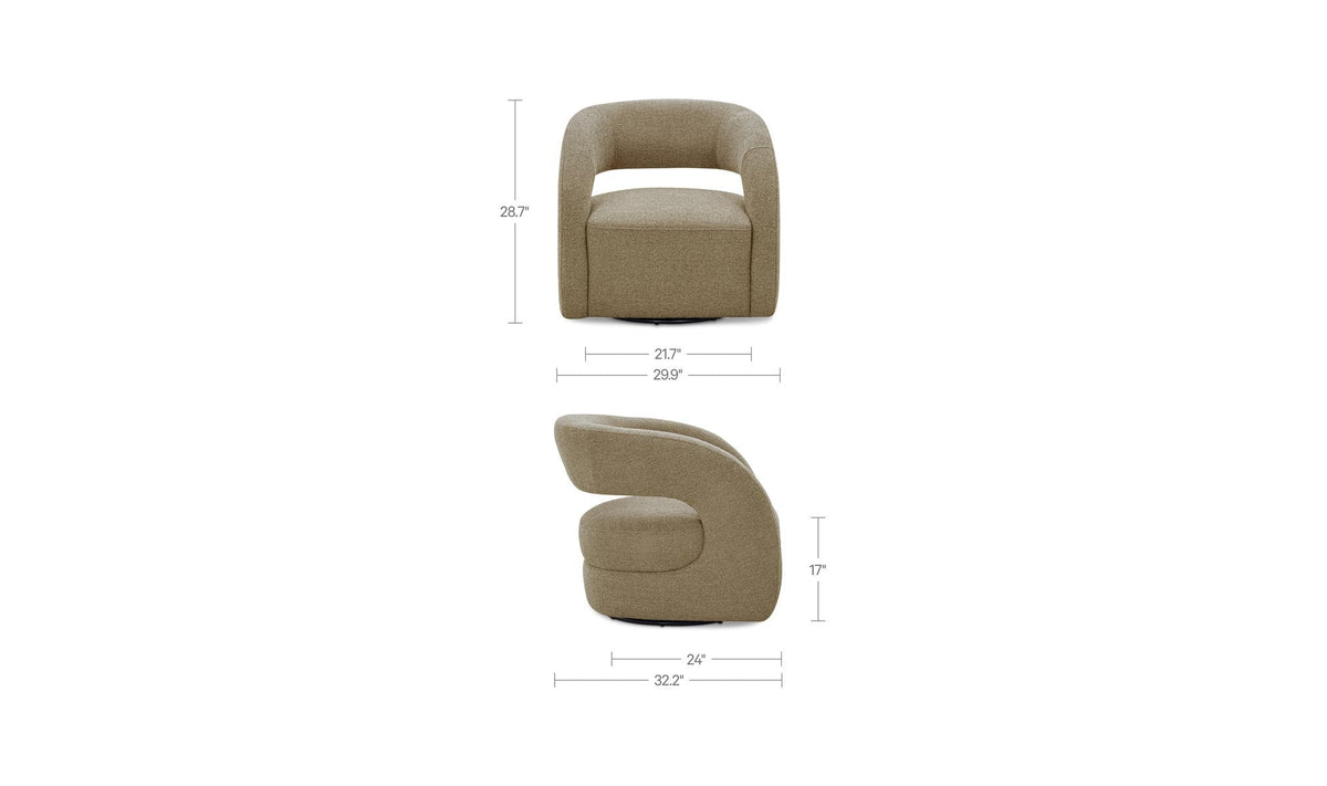 Berwick Swivel Accent Chair - Altera
