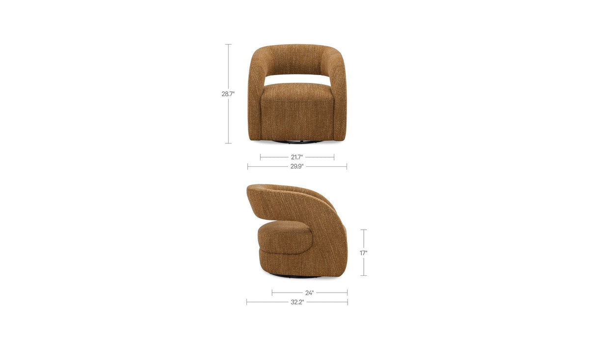 Berwick Swivel Accent Chair - Altera