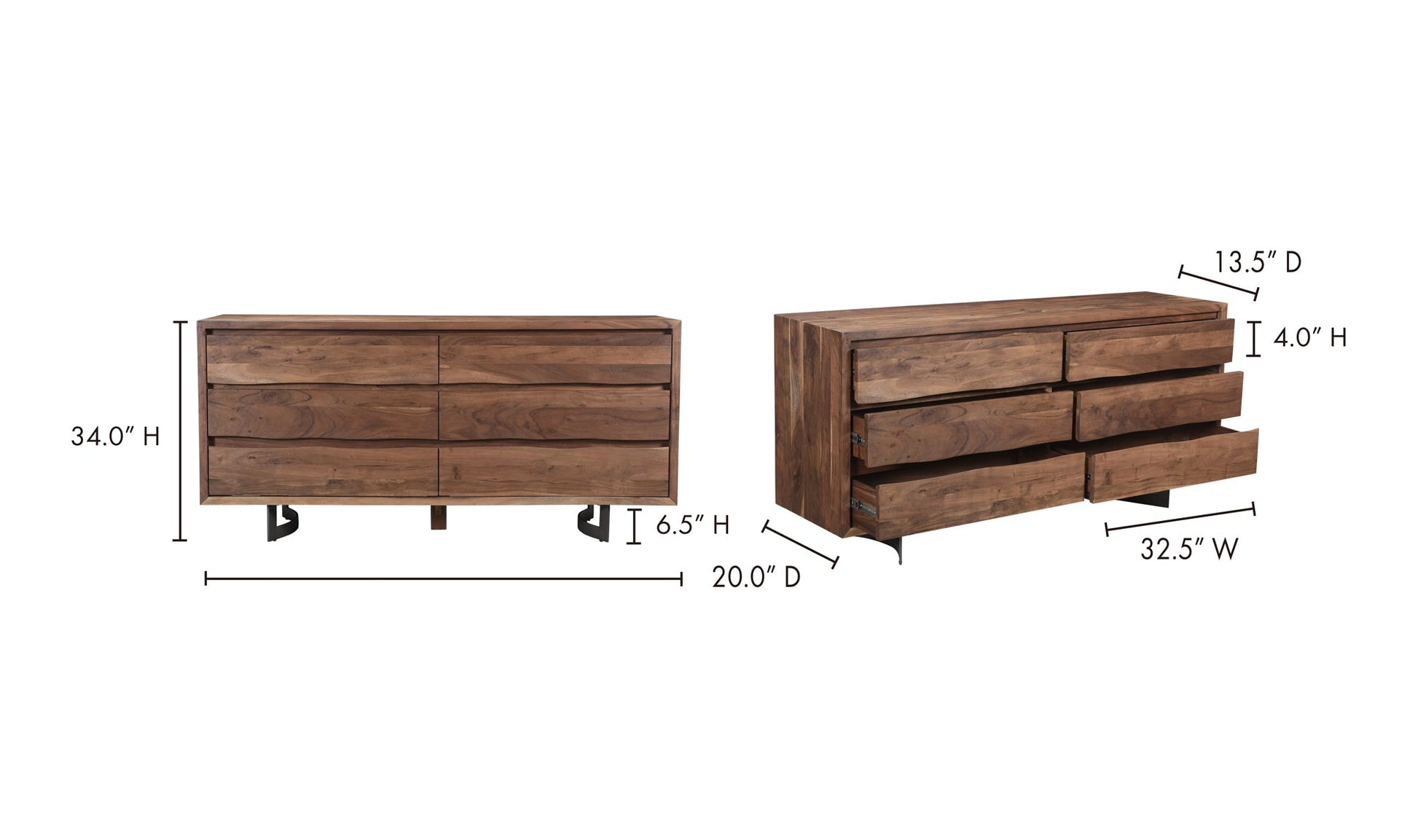 Bexley Dresser Brown - Altera
