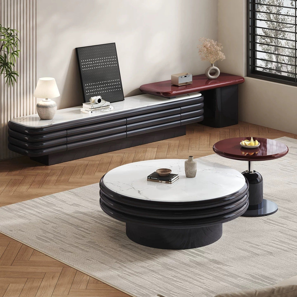 Bilbao TV Stand & Coffee Table - Altera