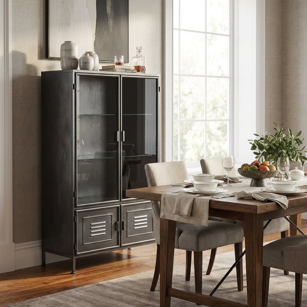 Blackwell Black Steel Cabinet - Altera