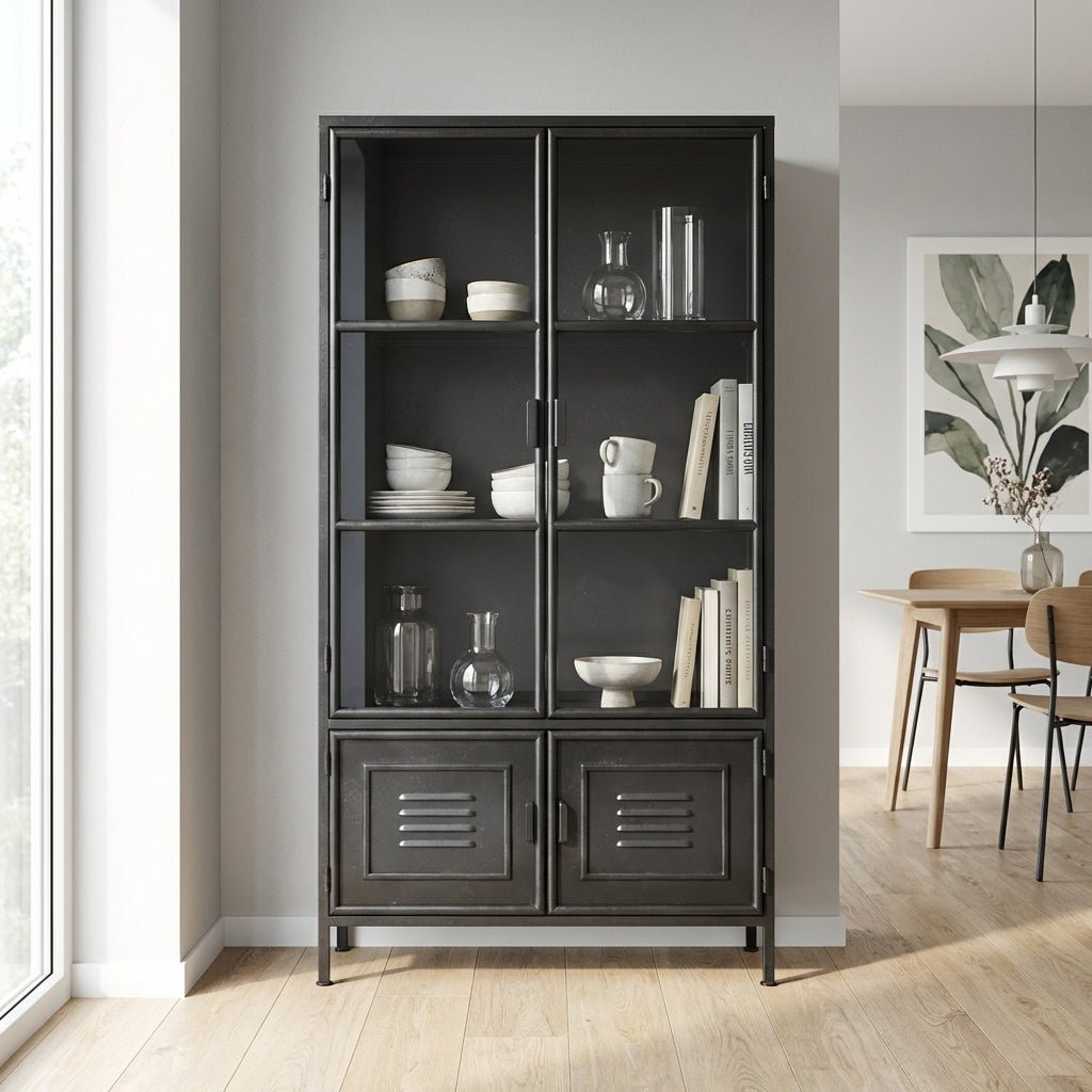 Blackwell Black Steel Cabinet - Altera