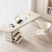 BLV09 Premium Cream White Office Desk - Altera