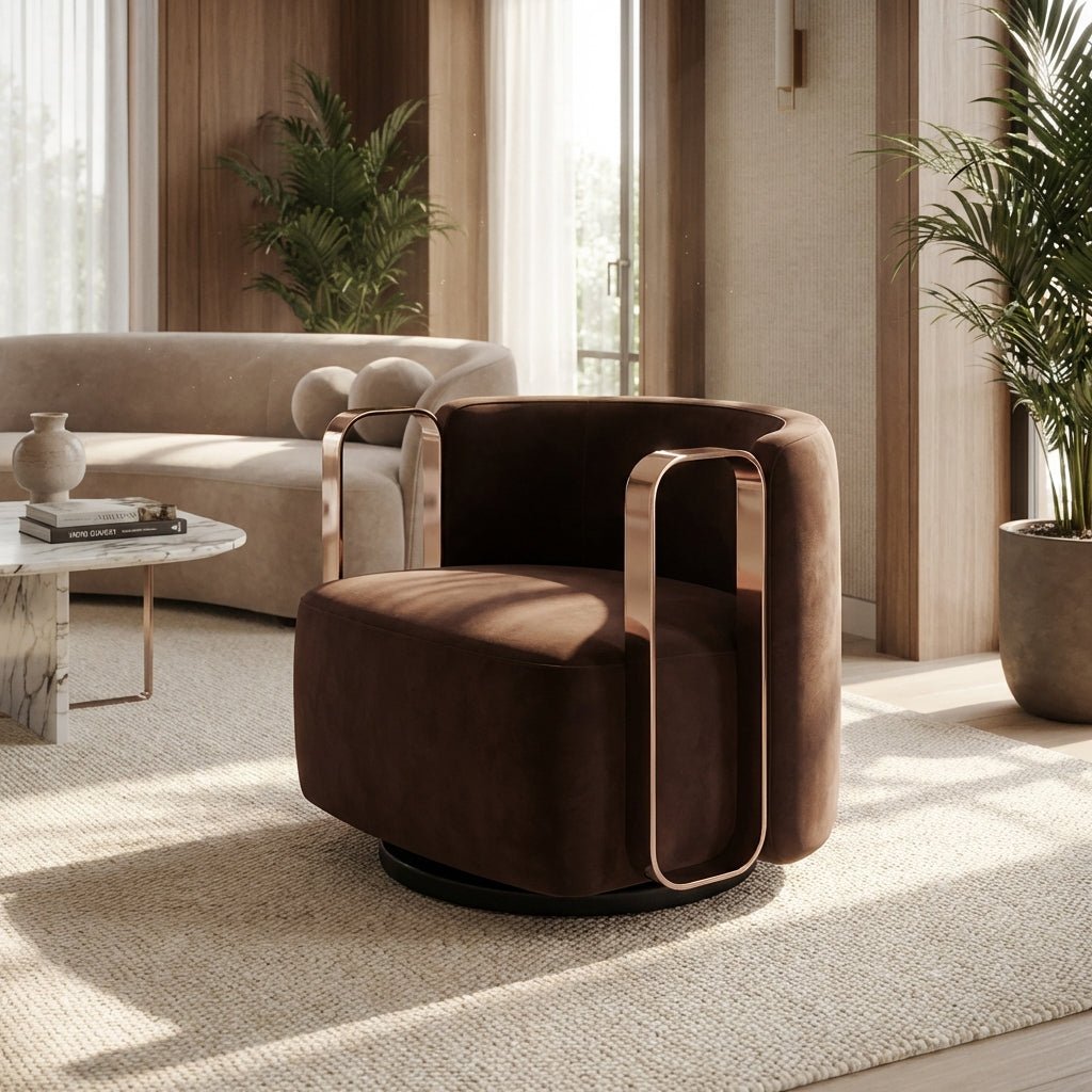 Bordeaux Swivel Lounge Chair - Altera