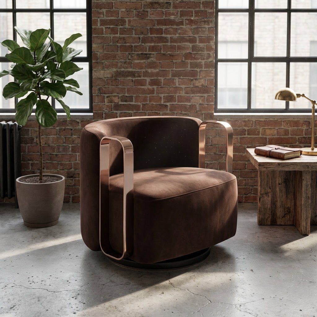 Bordeaux Swivel Lounge Chair - Altera