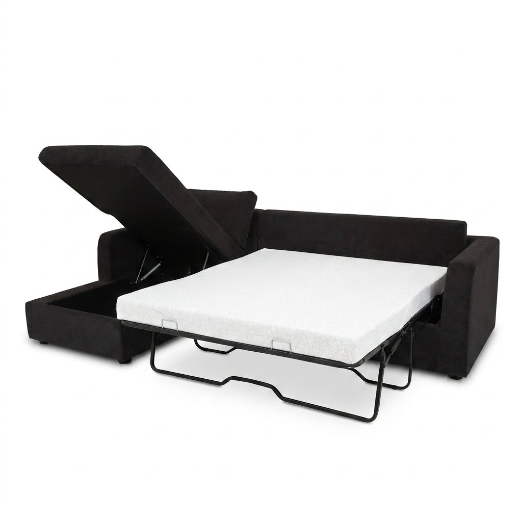 Boulder Sleeper Sectional with Storage Chaise - Altera