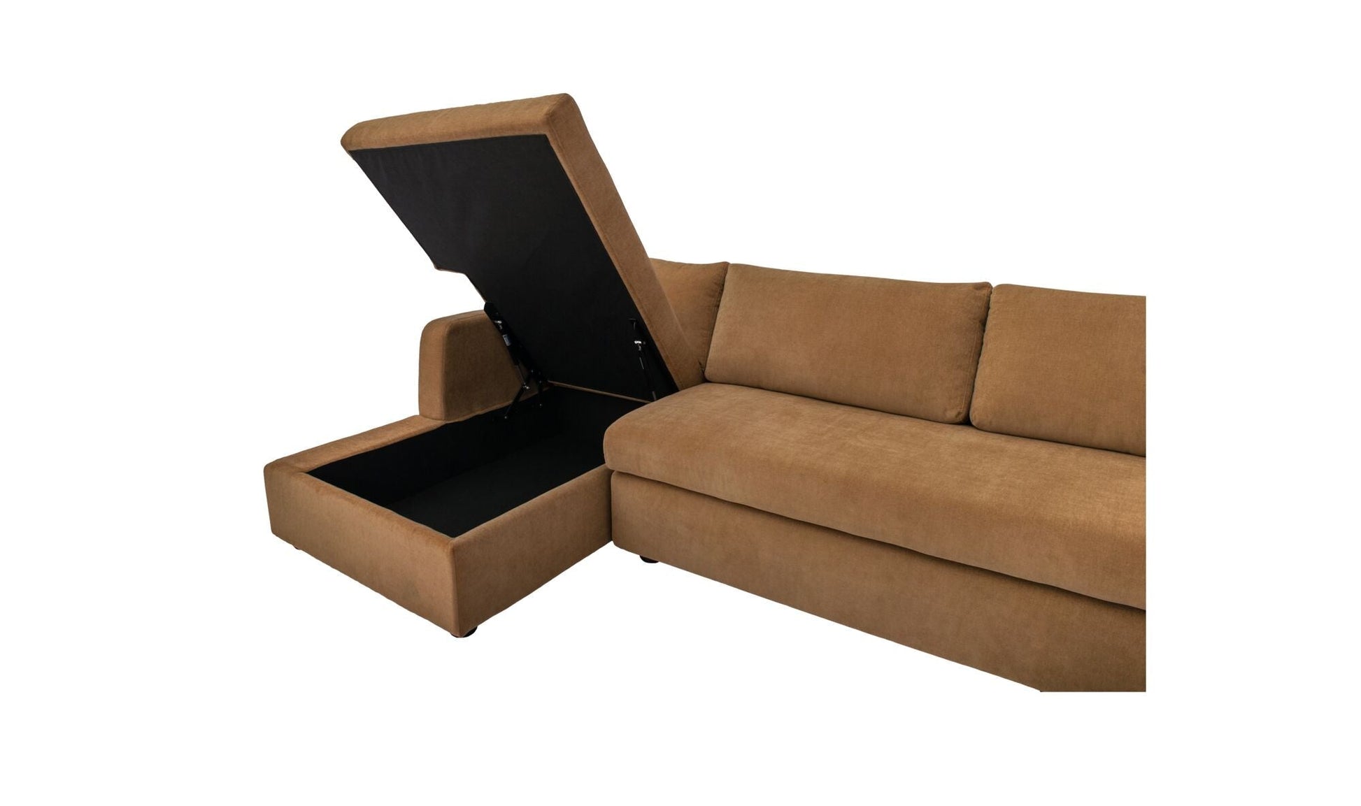 Boulder Sleeper Sectional with Storage Chaise - Altera