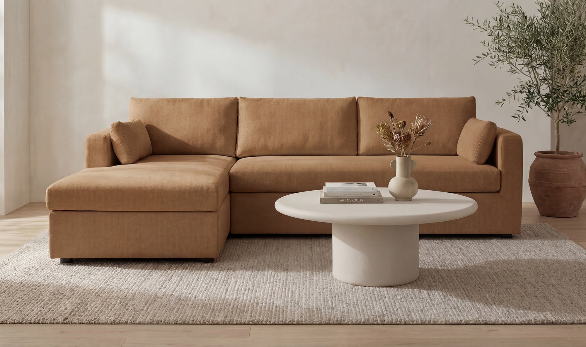 Boulder Sleeper Sectional with Storage Chaise - Altera